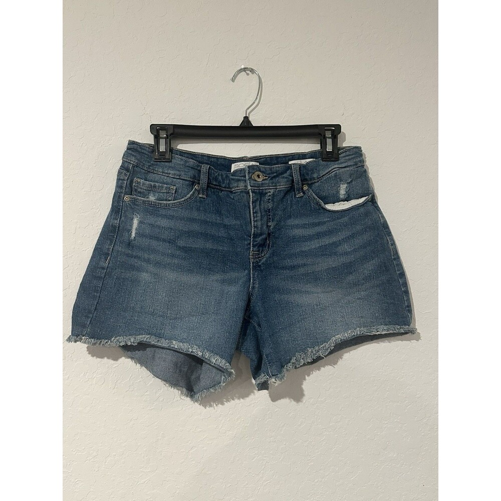 Sofia Vergara Lila Women's Size 8 Mid Rise Denim Shorts